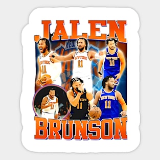 Jalen Brunson Retro Sticker